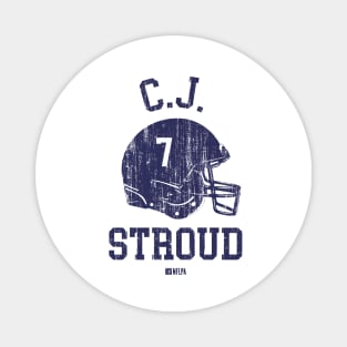 C.J. Stroud Houston Helmet Font Magnet